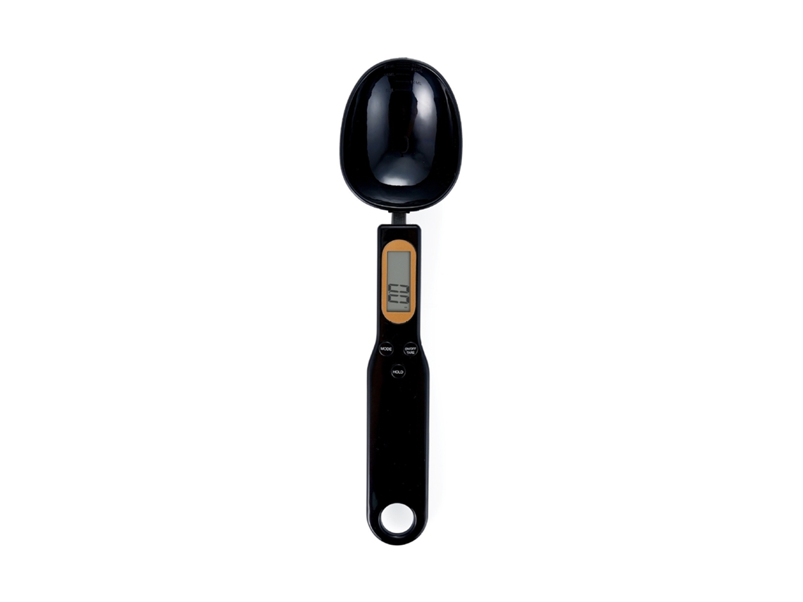 Balança de Colher de Alimentos Recarregável 500 g/0,1 g, com visor LCD, AQUAFORGE