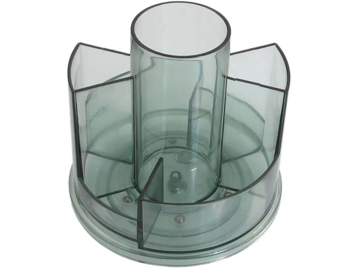 Porta Canetas Giratório De Plástico Transparente Cinza Com 7 Compartimentos Ruilogod Office Home Id 68e 282 43a 0a9 C48