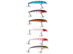 Lure Hard Bait (built-in Steel Balls, Bionic Long Casting) Short Tongue Minnow Qingfeng Six-pack Lures