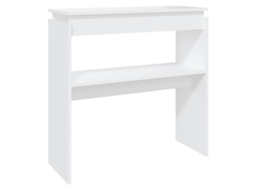 Console Table, Console Tables Vidaxl Branco Madeira Processada (n/a)