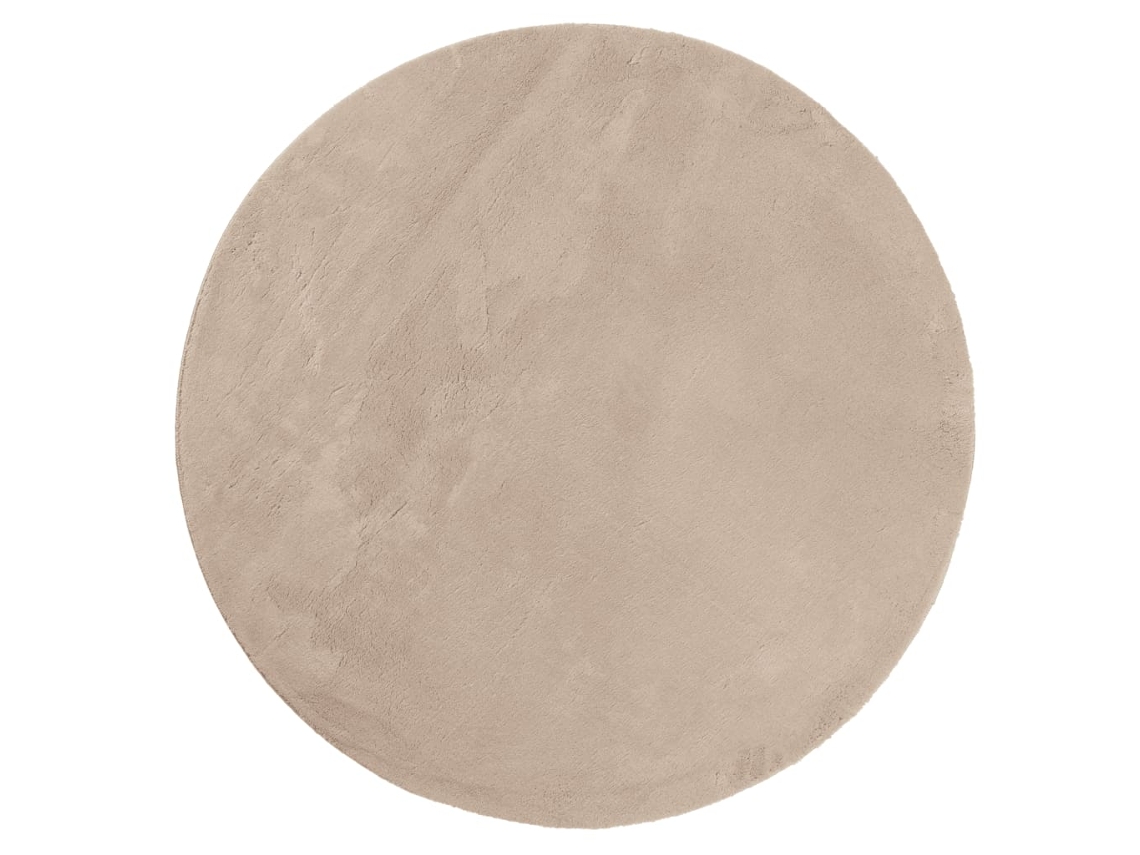 Rug, Rugs Vidaxl Marrom Poliéster (ø 160 Cm)