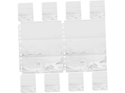 Galpada 50 Peças Pochettes Transparentes Cases Para Classeur Protège Cartes Photo Baseball Et Timbres Recharge