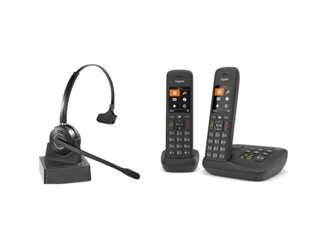 Telefones Gigaset C575a E Fone De Ouvido Odhw10 Dect Preto Cleyver