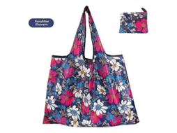 Bolsa Grande de Tecido Oxford Grosso, Ombro Grande, Ecológica, Reutilizável, Portátil, Feminina Dob Rável, Compras. GOKOCO