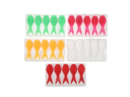 Isca Artificial Pomfret Flutuante Tpr 25pcs