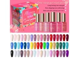 Conjunto De Esmalte Gel Para Unhas De 6 Cores 3-em-1 + Eoocoo