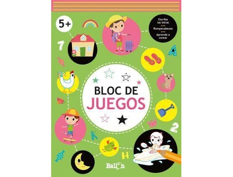 Livro Bloc De Juegos +5 de Ballon (Espanhol)