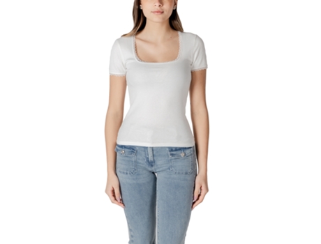 T-shirt De Mulher Morgan De Toi Tank Dlubi Branco (l)