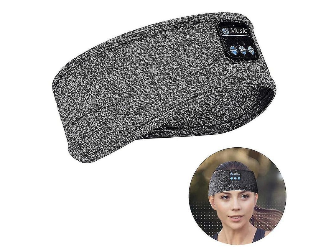 Bandana Bluetooth para dormir, confortável, sem fio, som estéreo, para relaxamento e esportes (sem marca)