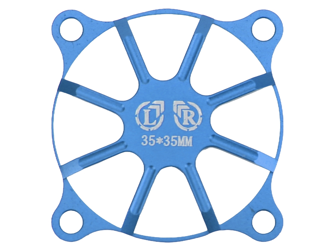 Capota de Ventoinha Resfriamento Motor Carro Rc Azul Escuro