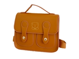 Mochila Infantil Impermeável, Universal Para Niños Y Niñas, Con Bolsillo - Marrón*