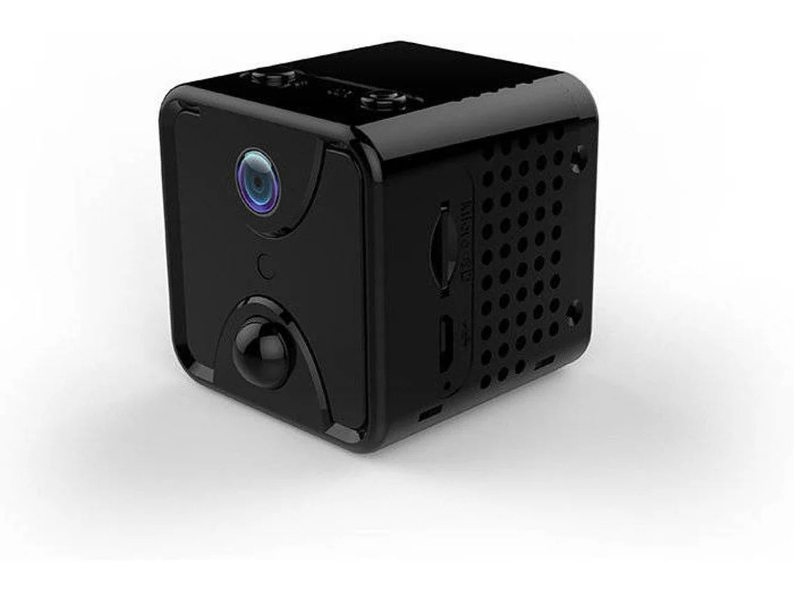 Mini Spy Camera 4k Hd Wifi Bebês Visão Noturna Auto Alerta Movimento Home/office/carro Preto Yizhood