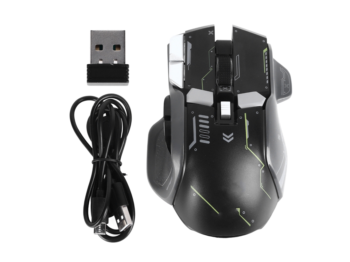 Rato Bluetooth LAXISCREED 11 Botões 3 Modos Ajuste Dpi