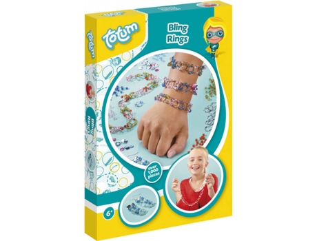 Kit de Bijuteria Infantil  Bling Rings