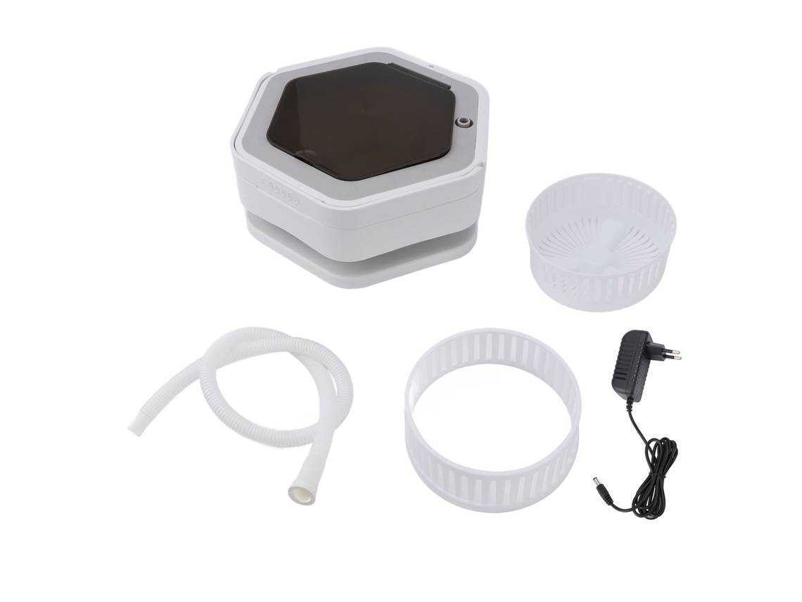 Máquina de lavar portátil 8l dobrável multifuncional para roupas cinza S/MARCA