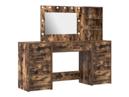 Conjunto 3 Vaidade Vidaxl Castanho Derivados De Madeira (78,5 X 41 X 135 Cm)