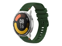 Pulseira De Silicone De 22 Mm Com Costura Ondulada Em Pontos.