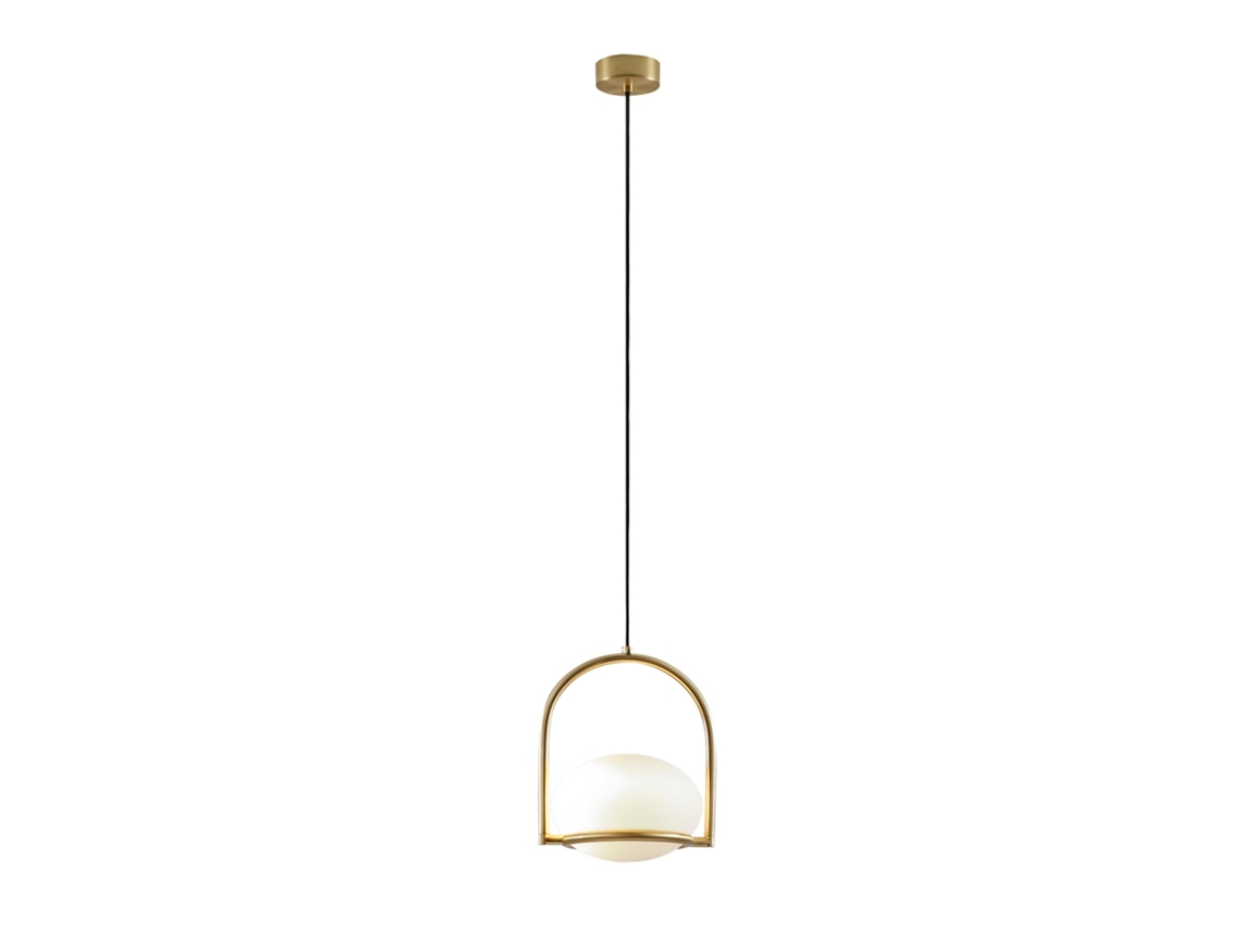 Ledsc4 Coco - Candeeiro Suspenso 175x175x1900mm, Aço, Cor Prata, Led 9w