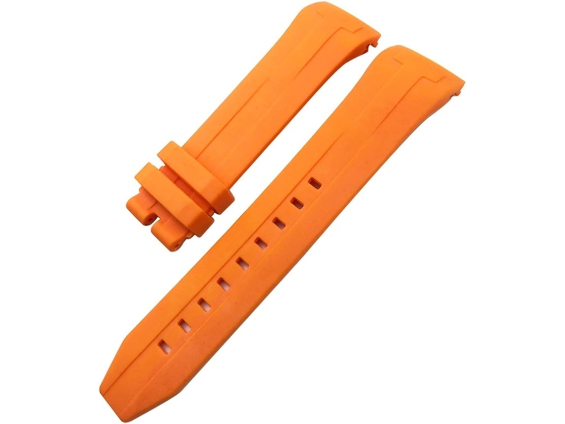 Pulseira de couro com 24mm Água Resistente Fivela Aço Inoxidável S/MARCA