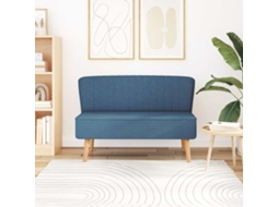 Vidaxl Sofá De Tecido 117x55,5x77 Cm Azul
