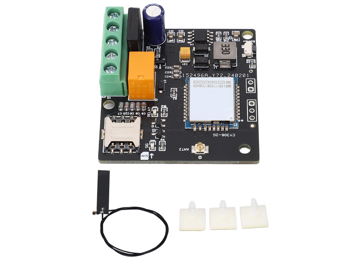 Controle Remoto Gsm 2g para Portão com Relé, Acesso por Chamada Sms App, 9 36v Ac/dc