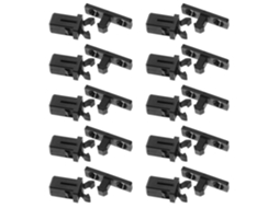 Alasum Conjunto De 10 Travas E Fechos Pressão Para Lixeiras, Com Botão