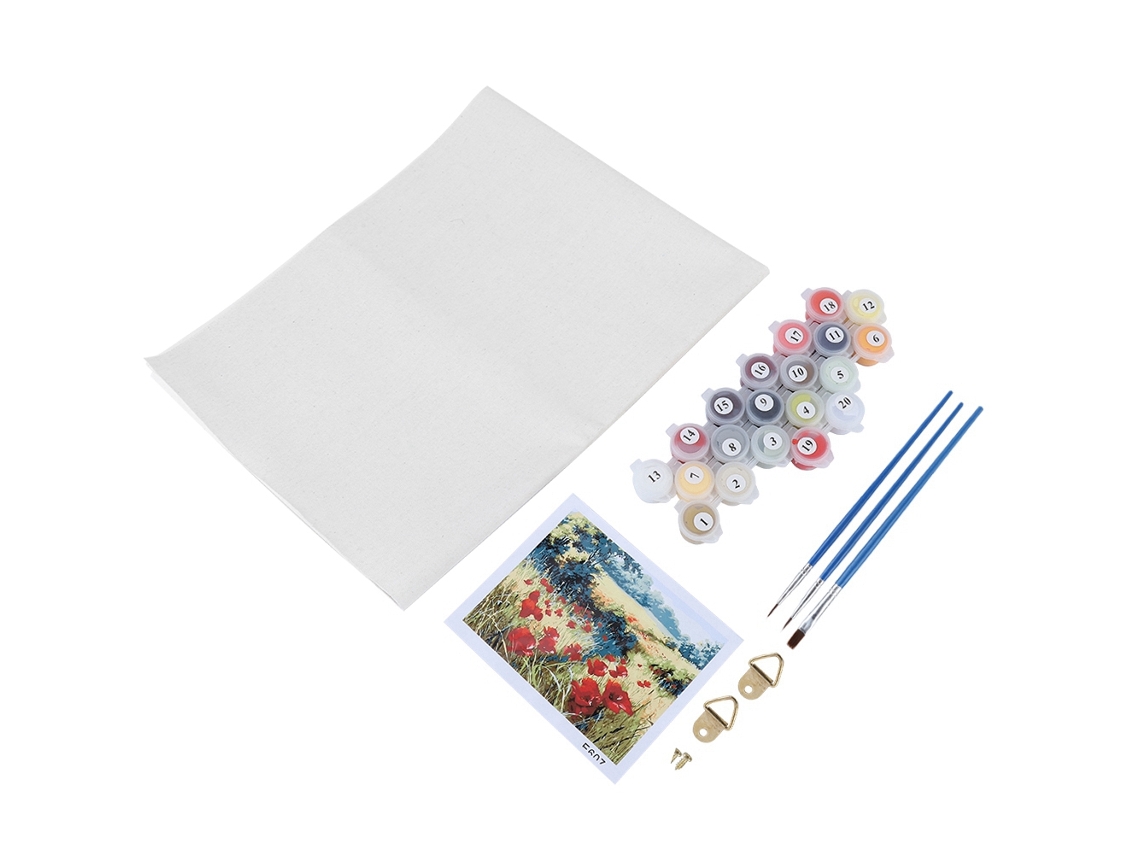Kit De Pintura A Óleo Diy Por Número Pintura Digital A Óleo 40x50 E607