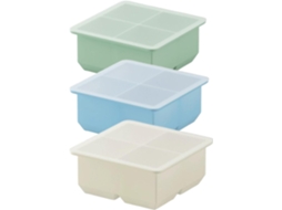 Formas De Gelo Silicone Com Tampa