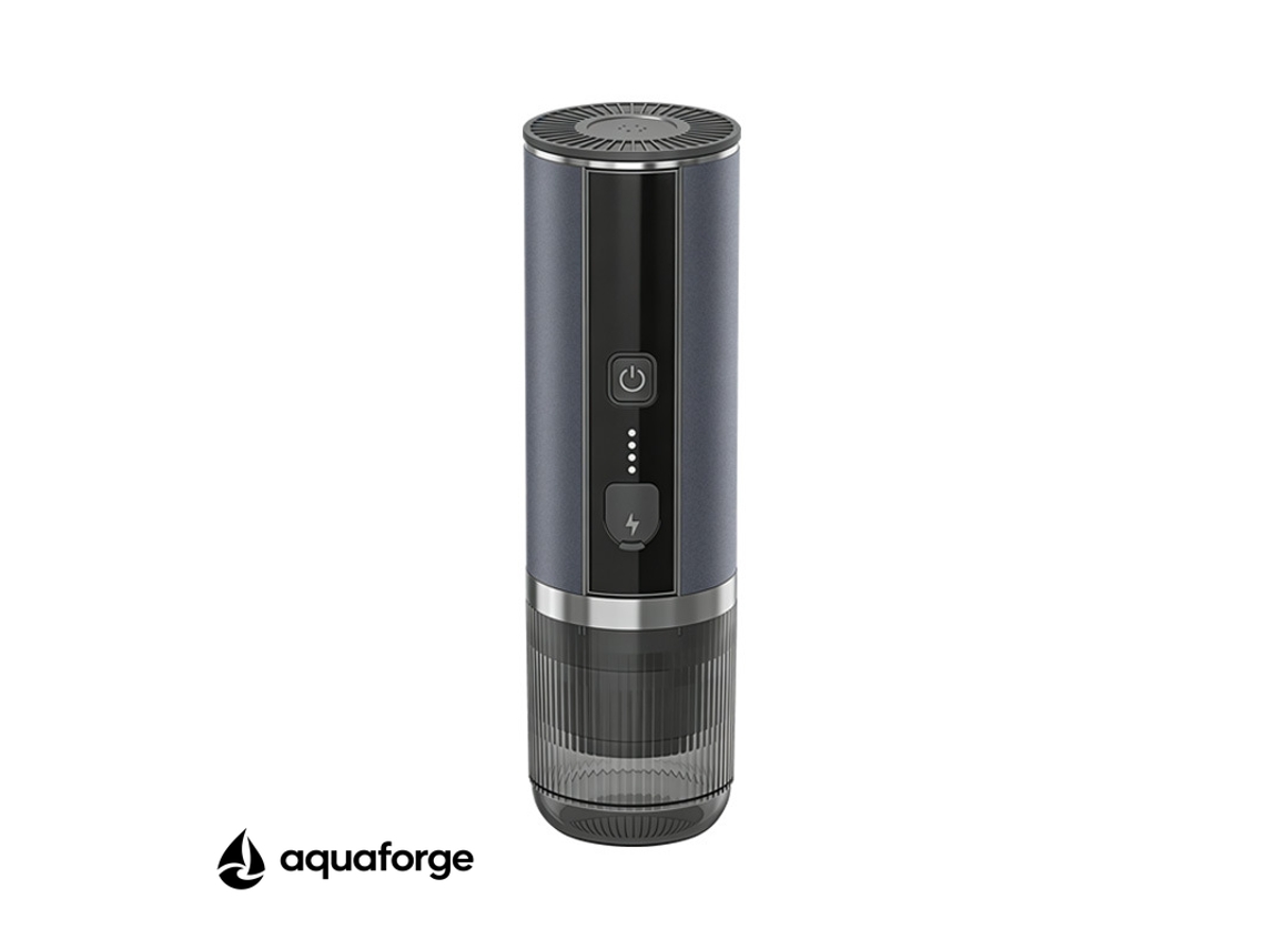 Máquina De Café Aquaforge Com 0,08 L E 20 Bar Para Café, Cinzento