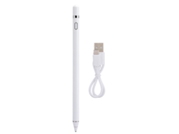 Caneta Táctil Com Bateria De Lítio Integrada Para Tablet E Telefone Móvel Universal Capacitivo Branco