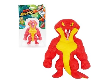 Boneca Extensível Monsterflex Wild Monster Kobra Bizak 25 cm 64390011 11 Bizakp25pn