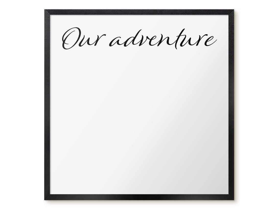 Magnetic Board Our Adventure For The Living Room Espelharte (50x50 Cm)
