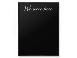 Quadro de vidro magnético "We Were Here For The Hall Espelharte" (60x80 cm)