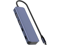 Hub Usb De 4 Portas Com Usb-a E 2 Usb-c Alta Velocidade (10 Gbps), Em