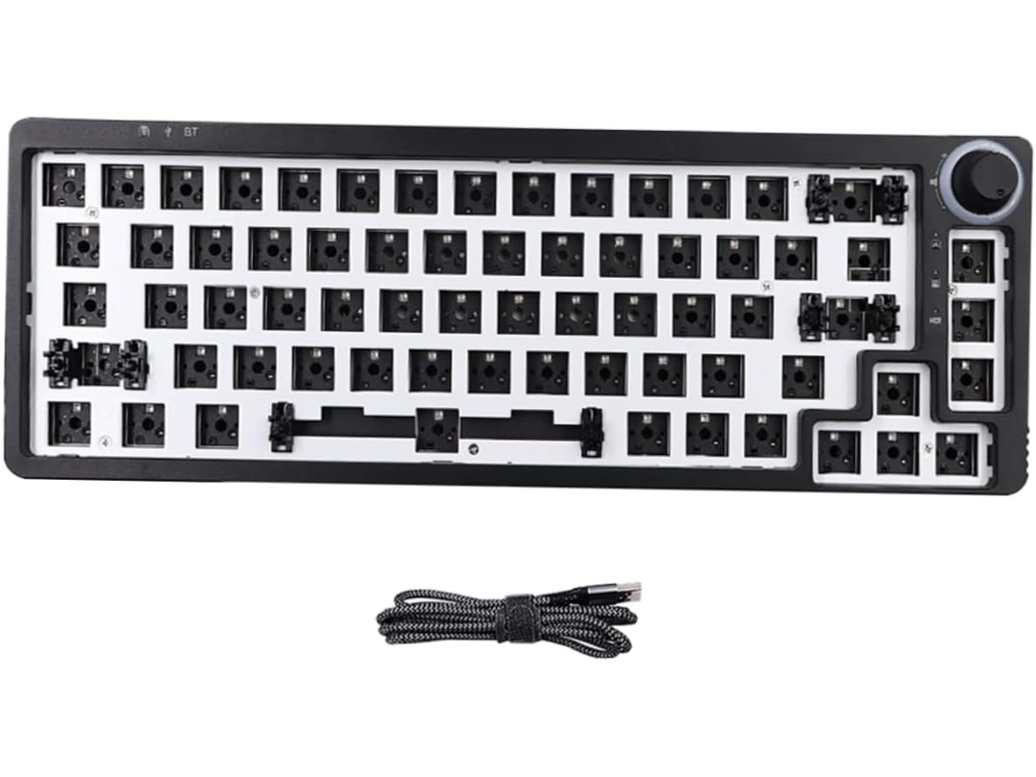 Kit De Teclado Mecânico Diy Com Placa De Circuito Impresso, Montagem Estável E Usb Removível Kit De Teclado Mecânico Diy Com Placa De C Gokoco