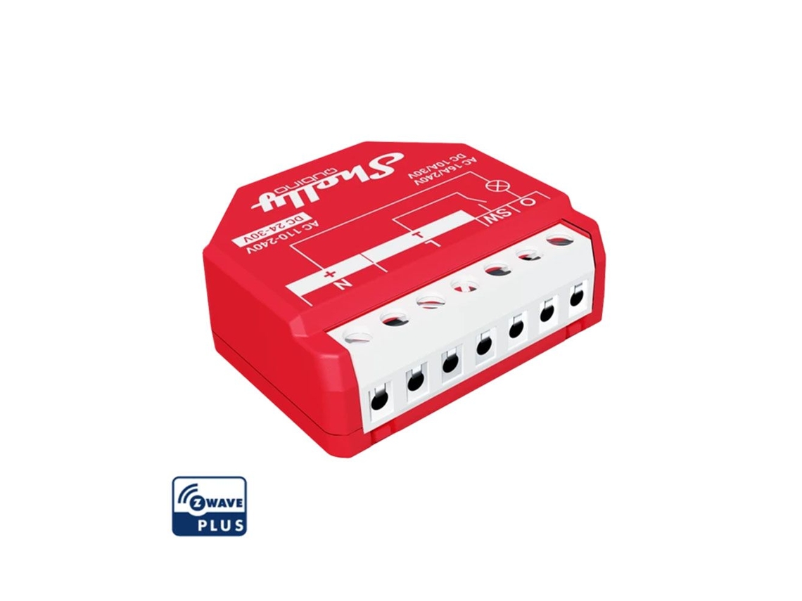 Comutador de Relés 16A Shellyqubinowave1Pm SHELLY