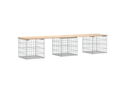 Garden Bench, Garden Benches Vidaxl Marrom Madeira De Pinho (203 X 44 X 42 Cm)