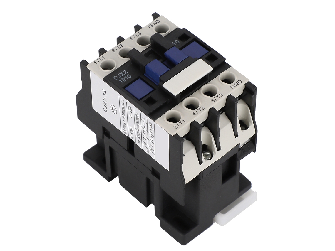 Contator Laxiscreed Cjx2-1210 Ac Para Motor Trifásico Com Contactos De Prata De Alta Durabilidade