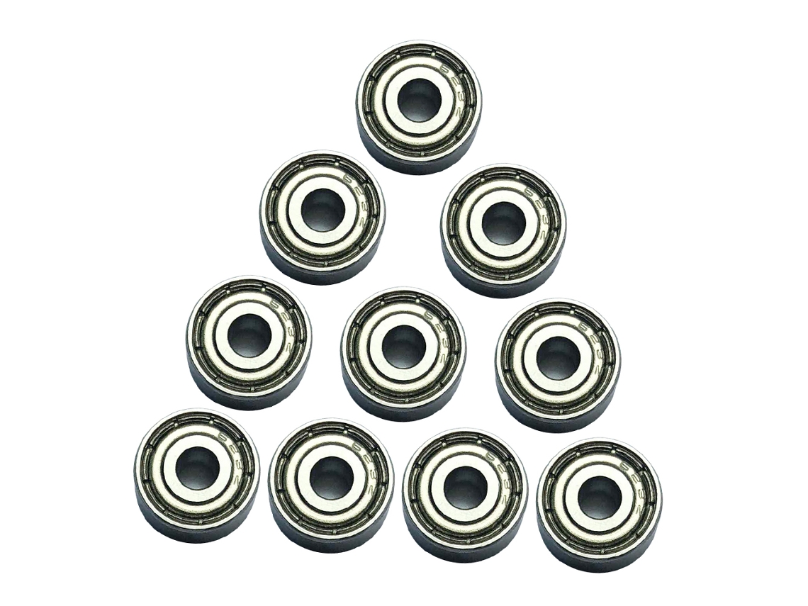 10 Peças Rolamentos De Bola Mini Com Flange Aço Acessório Impressora 3d Anet A8 A6 Ender 3