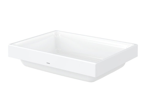TOTO Cs Lavatório de Bancada Sem Furo para Torneira com Descarga 500X370Mm Cefiontect Lw1715Wh
