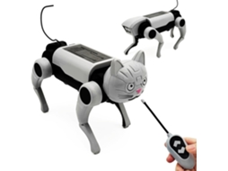 Robô Elétrico De Controle Remoto, Cão, Veículo Mecânico, Animal De Estimação Eletrônico, Instalação Faça Você Mesmo (branco)