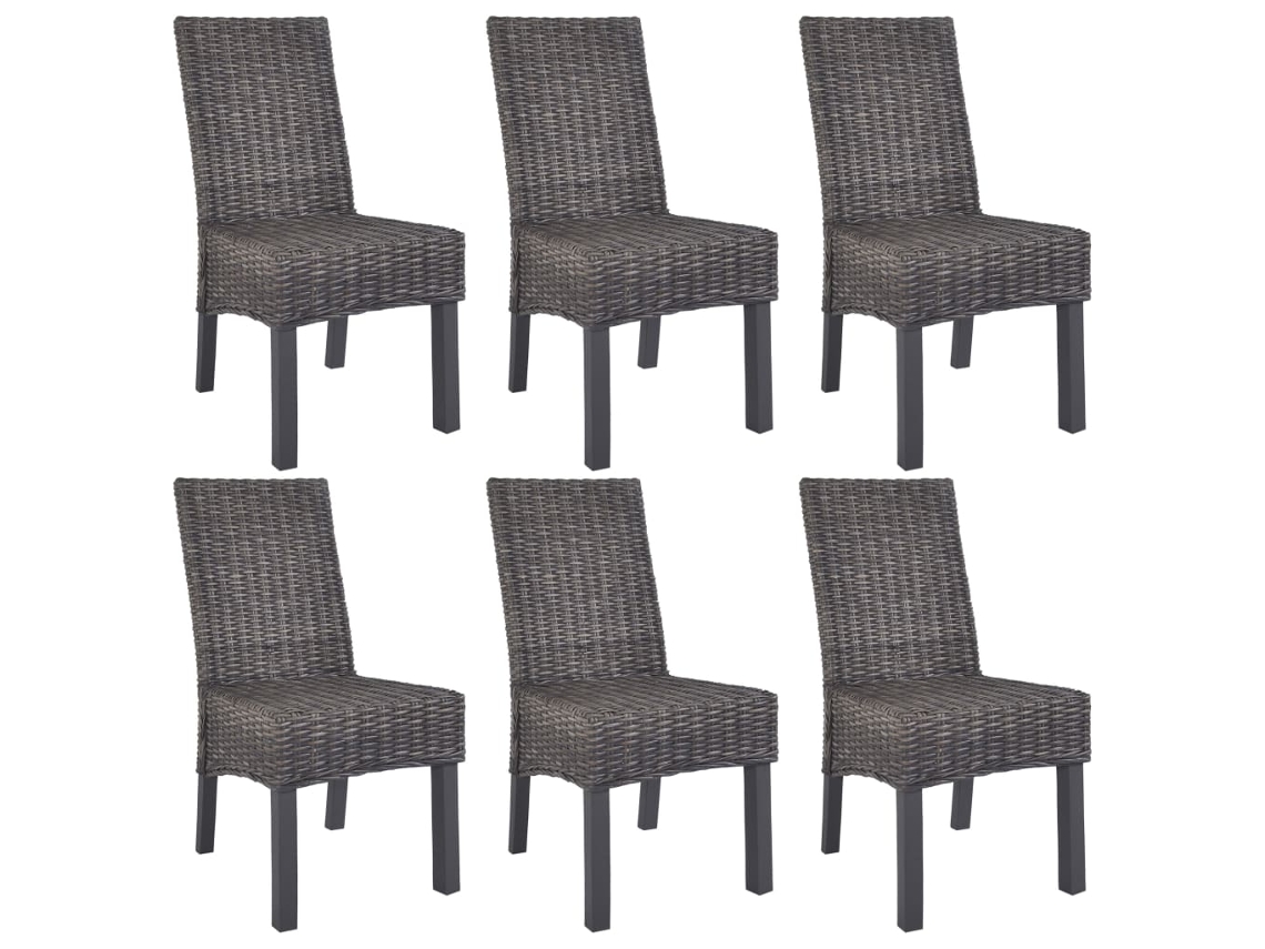 Dining Chair, Dining Chairs Vidaxl Marrom Vime (n/a)