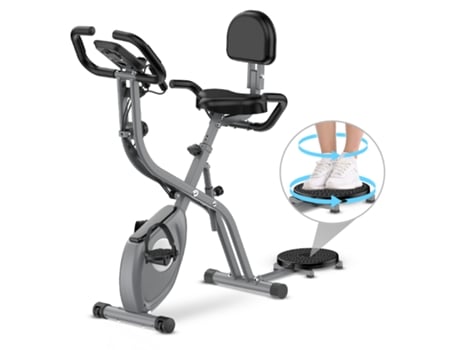 Bicicletas Estáticas Magnética Racingreat (z Sport App Com Bandas Resistência 10 Níveis Resistência Magnética Modelo E Cinzento)