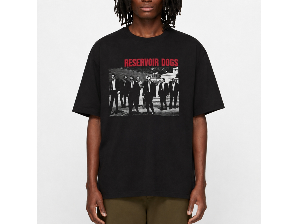 Rockinstone Reservoir Dogs Movie Groupshot Black Adult T-shirt Size:m