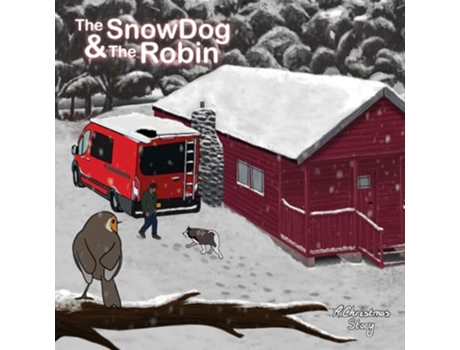 Livro Snow Dog The Robin de Jamie Larder e Ellie Adkinson (Inglês)