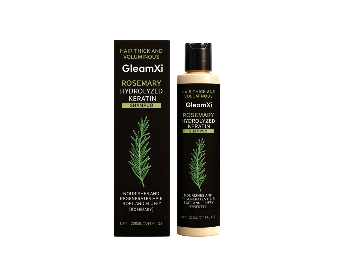 Shampoo de Alecrim e Queratina para Reforçar o Volume e Saúde Dos Seus Cabelos LAXISCREED