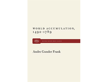Livro World Accumulation de Andre Gunder Frank (Inglês)