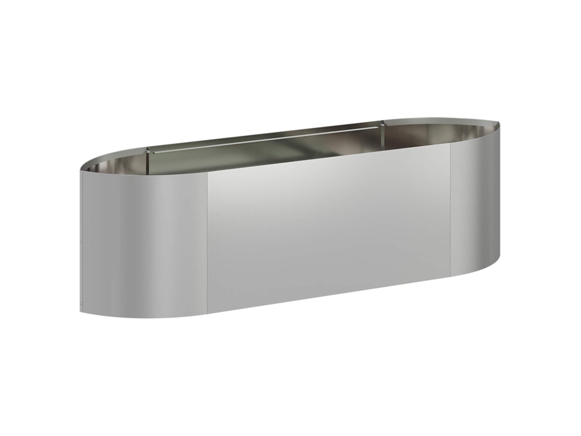 Vidaxl Cama De Jardim Elevada Aço Galvanizado 140 X 40 X 40 Cm Aço