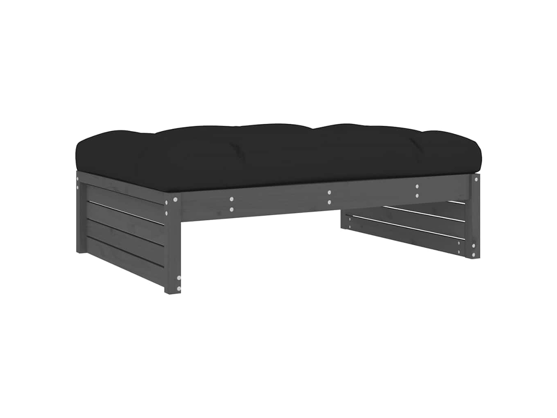 Garden Footstool, Garden Footstools Vidaxl Cinzeto Madeira De Pinho (n/a)
