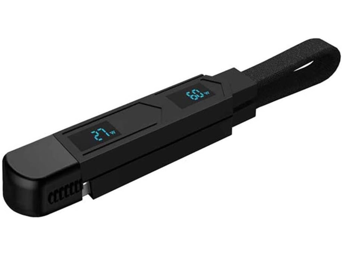 Cabo Magnético De Carregamento Rápido Com Display, Pd Para Android